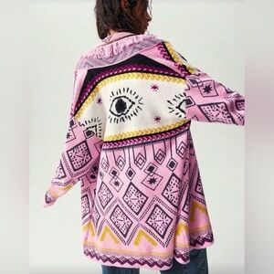 Boutique Evil Eye Cardigan, Various Sizes NWT